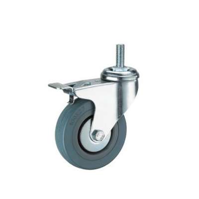 Grey PVC Caster Wheel/Truckle (grey rubber caster)