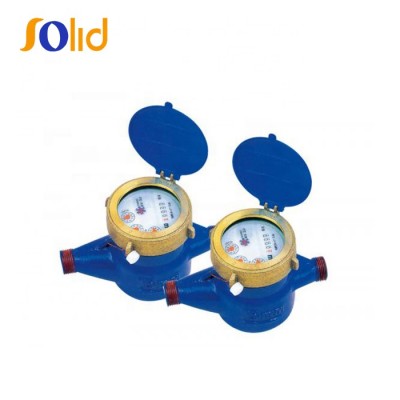 Portable Residential Cold Water Meter Iron LXSG-15E Horizontal