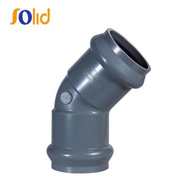 Good Price High Quality UPVC 45 Degree Elbow Pipe Fitting