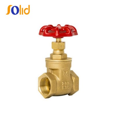 200 Wog Threaded Brass Gate Valve 1inch 2inch